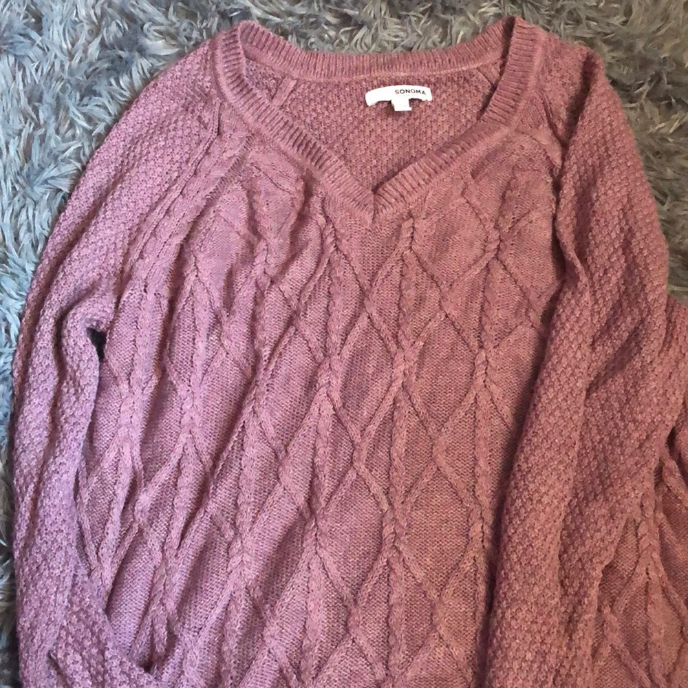 Purple sweater